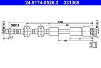 ATE 24517405263 Bremsschlauch