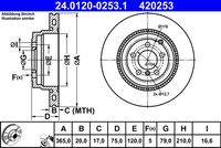 ATE 24012002531 Bremsscheibe