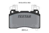 TEXTAR 2591503 Bremsbelagsatz, Scheibenbremse