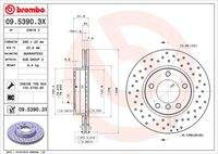 BREMBO 0953903X Bremsscheibe