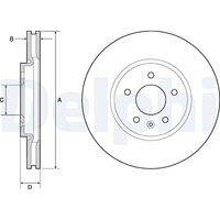 DELPHI BG4672C Bremsscheibe