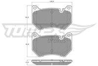 TOMEX Brakes TX1943 Bremsbelagsatz, Scheibenbremse