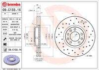 BREMBO 09C1331X Bremsscheibe