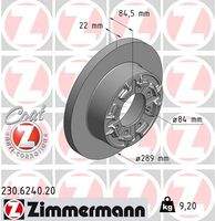 ZIMMERMANN 230624020 Bremsscheibe