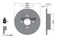 TEXTAR 92075303 Bremsscheibe