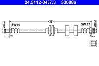 ATE 24511204373 Bremsschlauch