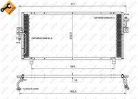 NRF 35195 Kondensator, Klimaanlage