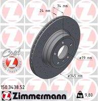 ZIMMERMANN 150343852 Bremsscheibe