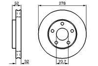 BOSCH 0986478486 Bremsscheibe