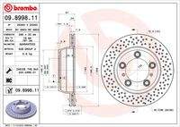 BREMBO 09899811 Bremsscheibe