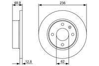 BOSCH 0986479491 Bremsscheibe