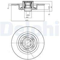 DELPHI BG9026RS Bremsscheibe