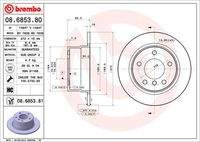 BREMBO 08685381 Bremsscheibe