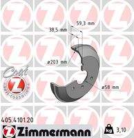 ZIMMERMANN 405410120 Bremstrommel