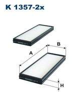FILTRON K13572X Filter, Innenraumluft