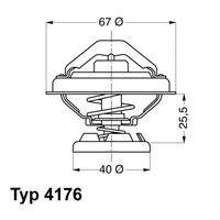 BorgWarner (Wahler) 417685D Thermostat, Kühlmittel