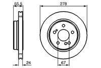 BOSCH 0986479133 Bremsscheibe
