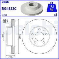 DELPHI BG4823C Bremsscheibe