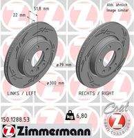 ZIMMERMANN 150128853 Bremsscheibe