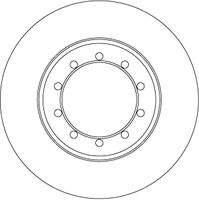 TRW DF6711 Bremsscheibe