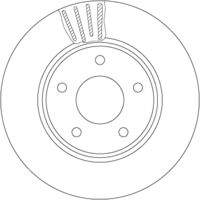 TRW DF6754 Bremsscheibe