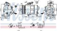 NISSENS 890249 Kompressor, Klimaanlage