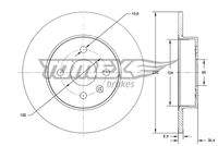 TOMEX Brakes TX7163 Bremsscheibe