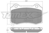 TOMEX Brakes TX1881 Bremsbelagsatz, Scheibenbremse