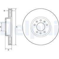DELPHI BG4805C Bremsscheibe