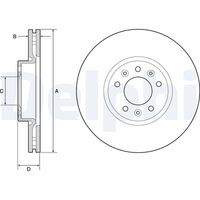 DELPHI BG4805C Bremsscheibe