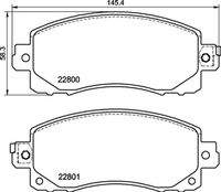 BREMBO P78028 Bremsbelagsatz, Scheibenbremse