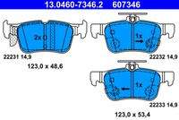 ATE 13046073462 Bremsbelagsatz, Scheibenbremse