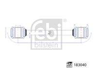 FEBI BILSTEIN 183040 Stange/Strebe, Stabilisator