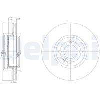 DELPHI BG3661C Bremsscheibe
