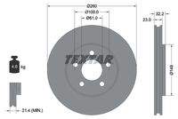 TEXTAR 92271603 Bremsscheibe