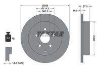 TEXTAR 92222200 Bremsscheibe