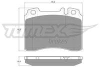TOMEX Brakes TX12711 Bremsbelagsatz, Scheibenbremse