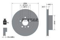 TEXTAR 92327005 Bremsscheibe