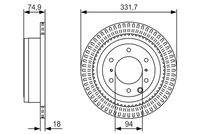 BOSCH 0986479T90 Bremsscheibe