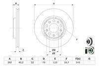 BOSCH 0986479D99 Bremsscheibe