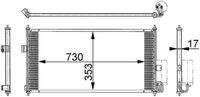 MAHLE AC674000S Kondensator, Klimaanlage