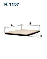 FILTRON K1157 Filter, Innenraumluft