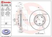 BREMBO 09C24010 Bremsscheibe