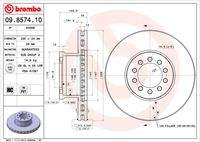 BREMBO 09857410 Bremsscheibe