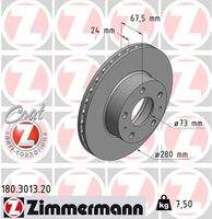 ZIMMERMANN 180301320 Bremsscheibe