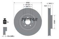 TEXTAR 92150705 Bremsscheibe