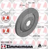 ZIMMERMANN 100338870 Bremsscheibe