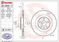 BREMBO 09C93811 Bremsscheibe