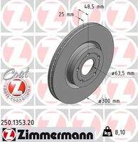 ZIMMERMANN 250135320 Bremsscheibe