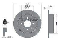 TEXTAR 92060800 Bremsscheibe